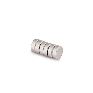 Neodymium Magnets 10 x 4 mm, Set of 6