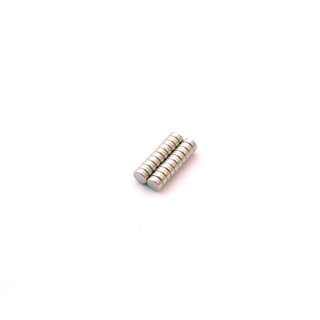 Neodymium Magnets 5 x 2 mm, Set of 20