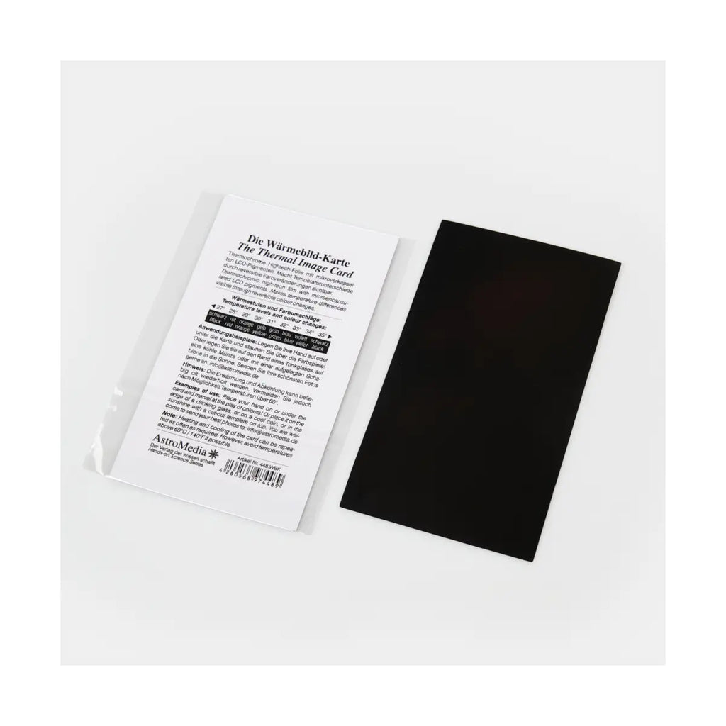 Temperature sensitive card