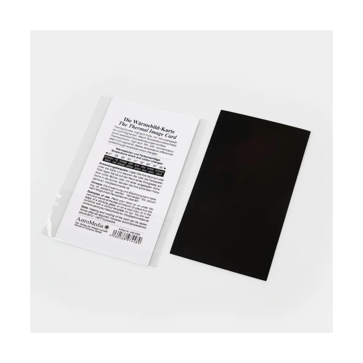 Temperature sensitive card
