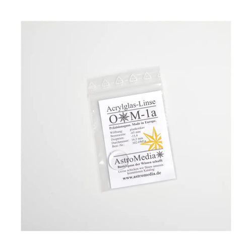 Acrylic Lens OM1a, f=-65 mm, D=16.2 mm