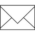 Small Envelope, gummed, map inside, pack of 25