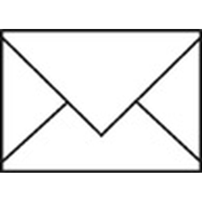 Small Envelope, gummed, map inside, pack of 25